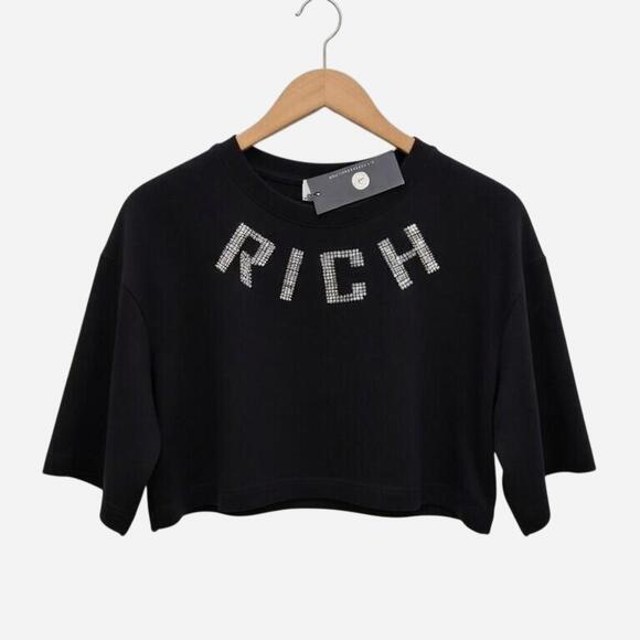 ✨ Brand New “RICH” Rhinestone Two-Piece Set – Size Large ✨ - Picture 2 of 5